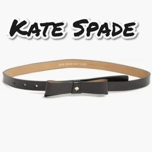 💕HP💕Kate Spade Elegant Black Bow Belt- Size Large